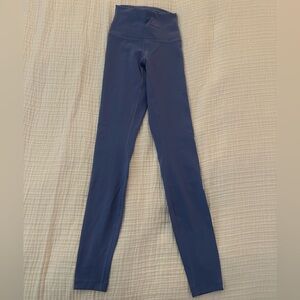 lulu lemon align leggings blue/purple